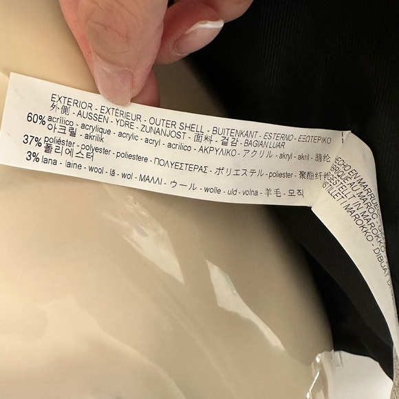 ZARA Popular Black Textured Tweed Classic Blazer Women’s - Picture 5 of 15